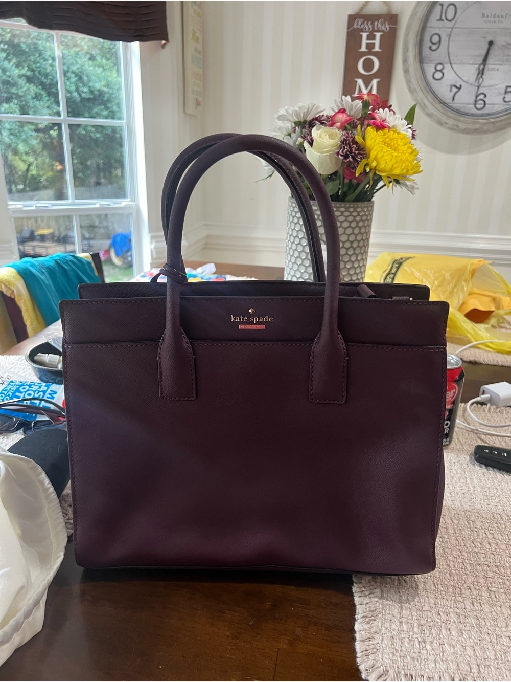 kate spade Plum Purple Purse with Wallet